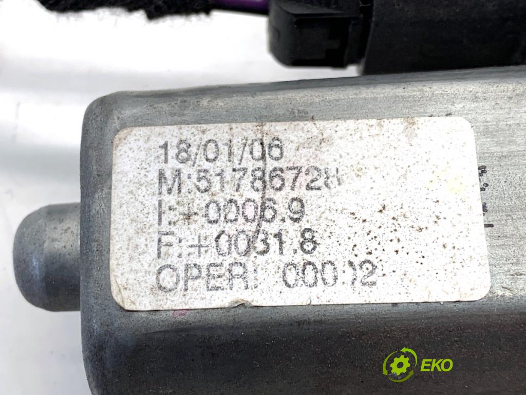 FIAT GRANDE PUNTO liftback 2006 57 kW 1.4 (199AXB11, 199AXB1A, 199BXB1A, 199AXL1A) 1368 mechanismus okna pravý přední část 51786728