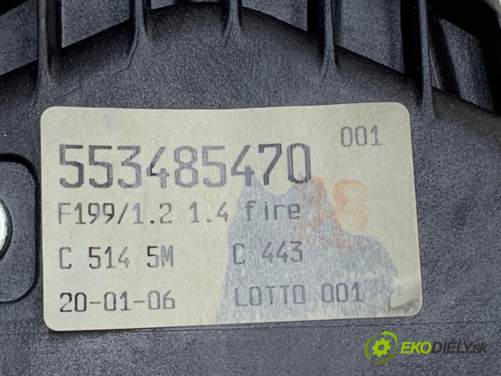 FIAT GRANDE PUNTO liftback 2006 57 kW 1.4 (199AXB11, 199AXB1A, 199BXB1A, 199AXL1A) 1368 Kulisa 553485470 (Rýchlostná páka (kulisa))