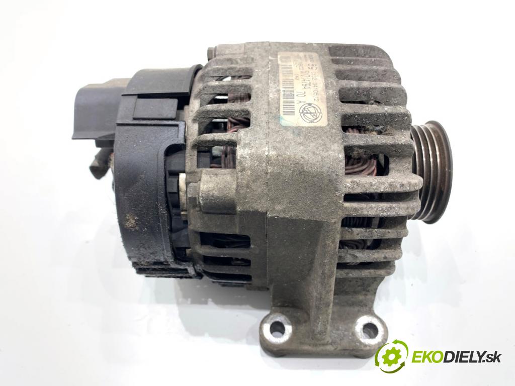 FIAT GRANDE PUNTO liftback 2006 57 kW 1.4 (199AXB11, 199AXB1A, 199BXB1A, 199AXL1A) 1368 Alternátor 51714794 (Alternátor)