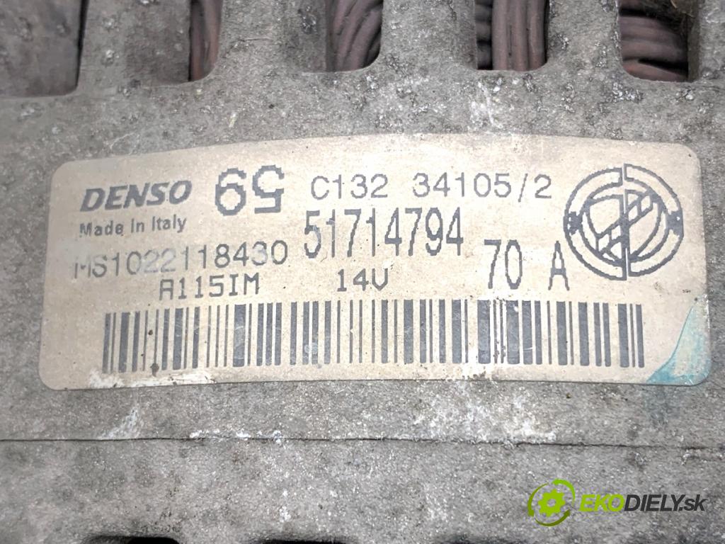 FIAT GRANDE PUNTO liftback 2006 57 kW 1.4 (199AXB11, 199AXB1A, 199BXB1A, 199AXL1A) 1368 Alternátor 51714794 (Alternátor)