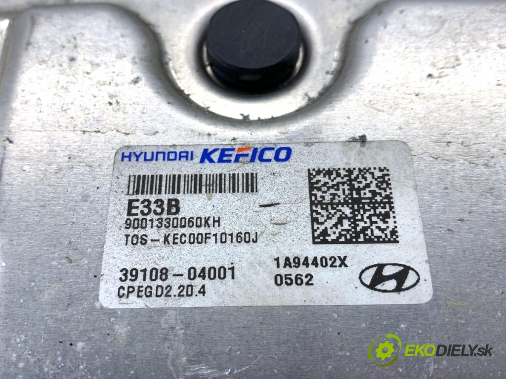 HYUNDAI KONA SUV 2019 88 kW 1.0 T-GDi 998 riadiaca jednotka Motor 39108-04001 (Riadiaca jednotka)