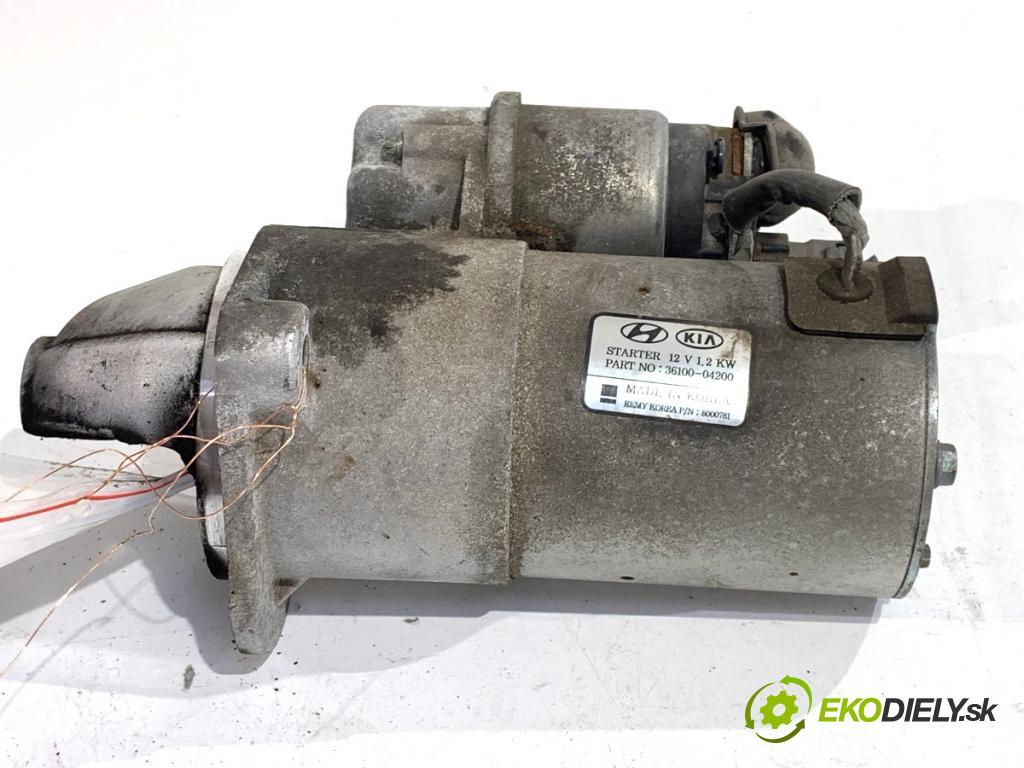 HYUNDAI KONA SUV 2019 88 kW 1.0 T-GDi 998 startér 36100-04200 (Startér)