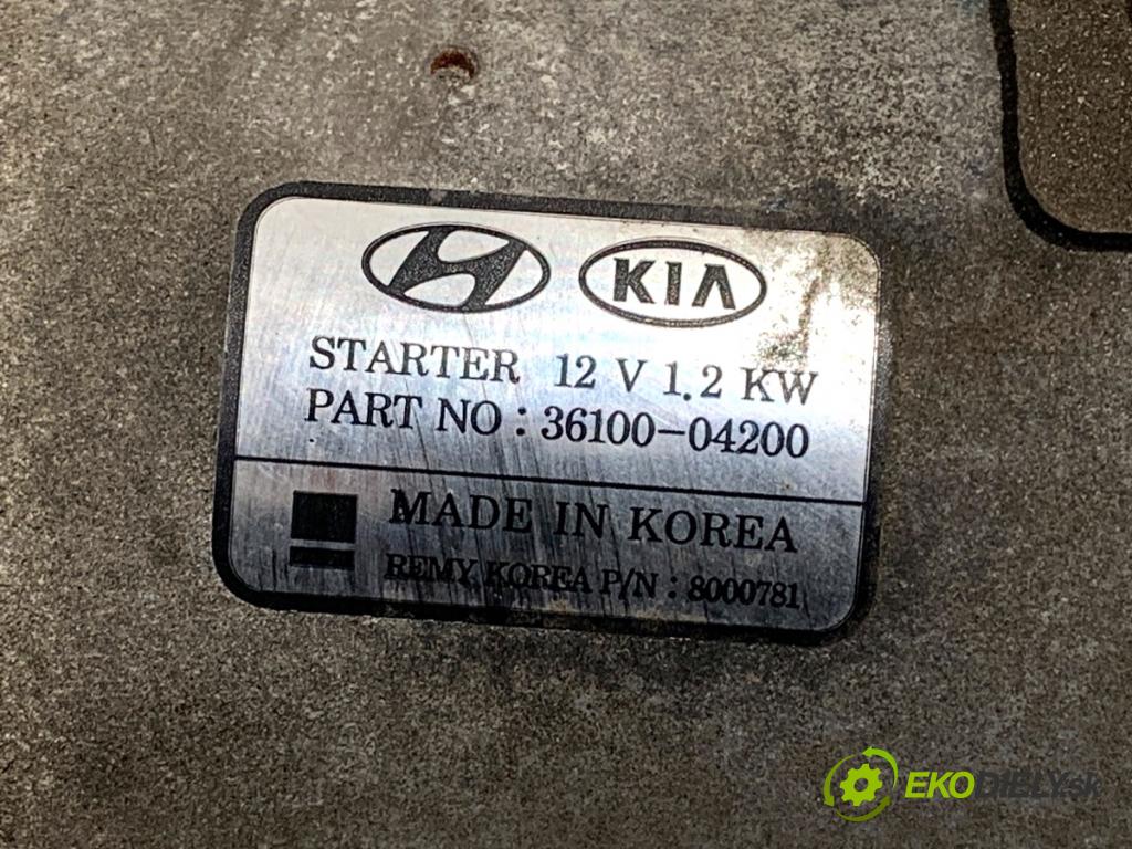 HYUNDAI KONA SUV 2019 88 kW 1.0 T-GDi 998 startér 36100-04200 (Startér)