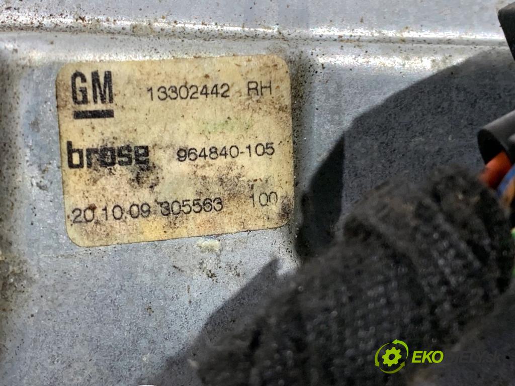 OPEL INSIGNIA A liftback 2009 118 kW 2.0 CDTI (68) 1956 Mechanizmus okna pravy zad 13302442