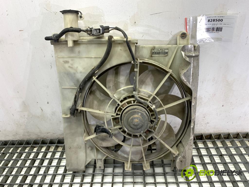 TOYOTA AYGO I liftback 2005 50 kW 1.0 (KGB10_) 998 Ventilátor chladiča 16360-0Q020 (Ventilátor)