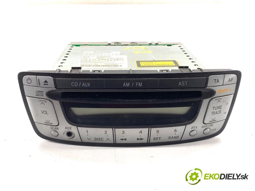 TOYOTA AYGO I liftback 2005 50 kW 1.0 (KGB10_) 998 RADIO 86120-0H010 (Audio zariadenie)