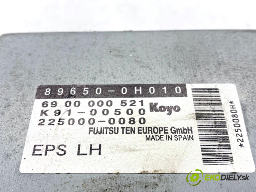 TOYOTA AYGO I liftback 2005 50 kW 1.0 (KGB10_) 998 Modul servočerpadlo 89650-0H010 (Riadiaca jednotka ostatné)