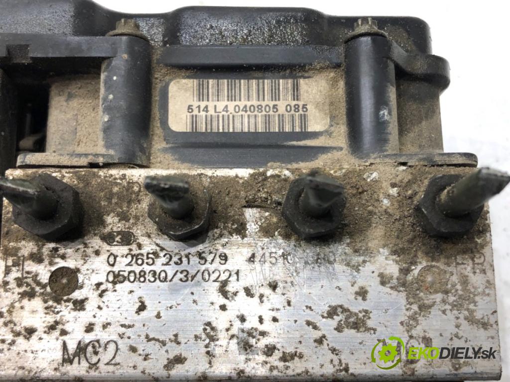 TOYOTA AYGO I liftback 2005 50 kW 1.0 (KGB10_) 998 Pumpa ABS 0265231579 (Pumpa ABS)