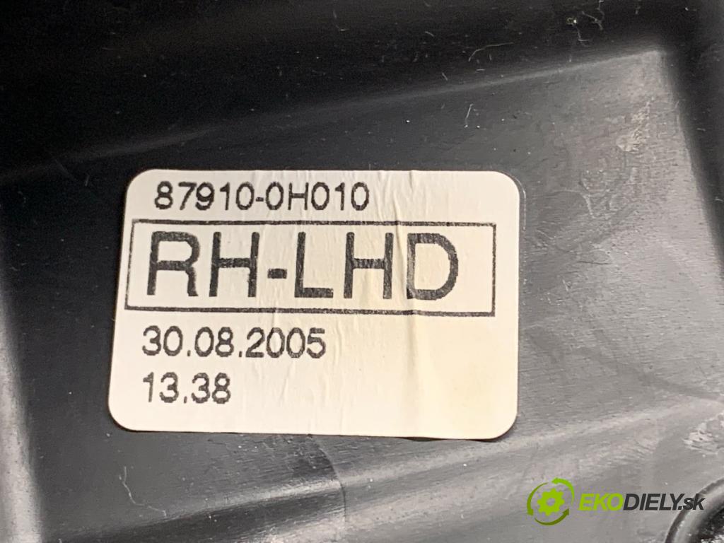 TOYOTA AYGO I liftback 2005 50 kW 1.0 (KGB10_) 998 Spätné zrkadlo pravy 87910-0H010
