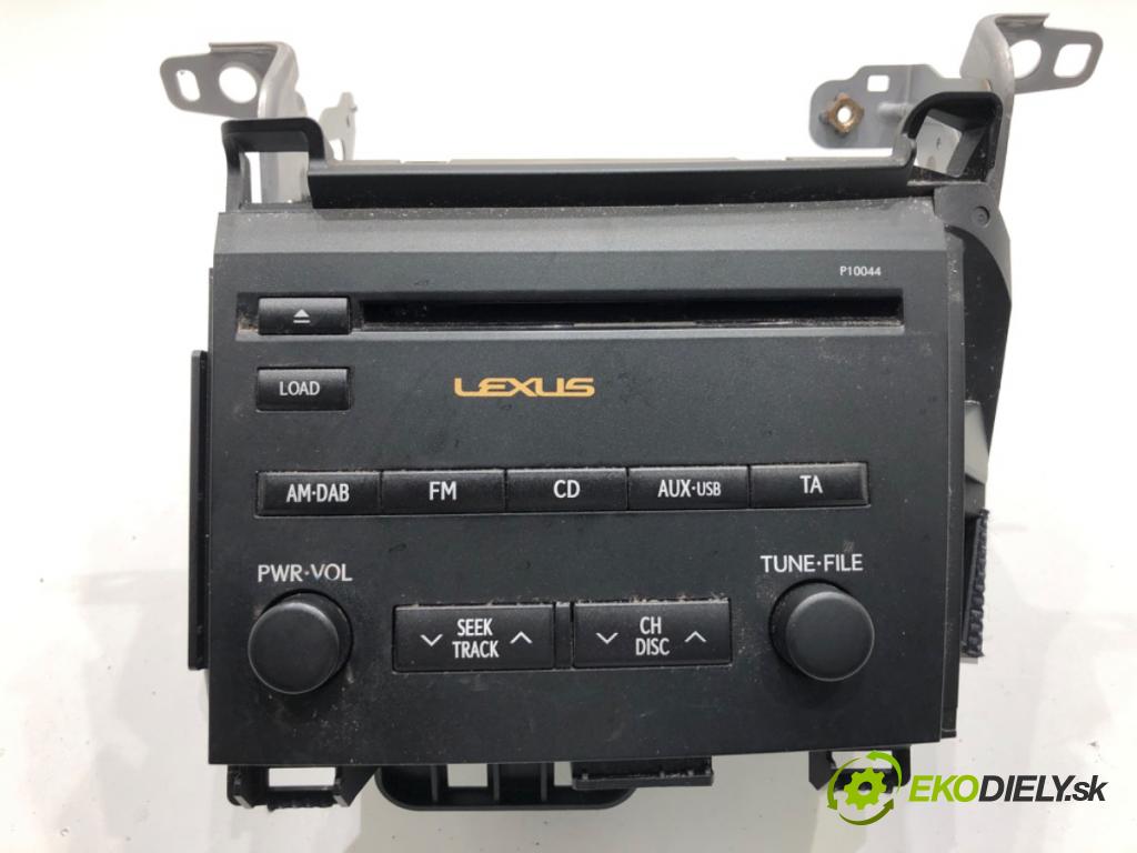 LEXUS CT liftback 2011 73 kW 200h (ZWA10_) 1798 RADIO 86120-76210 (Audio zariadenie)