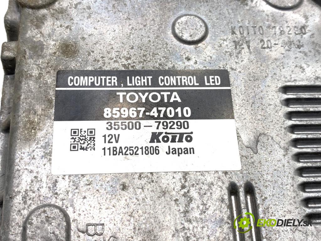 LEXUS CT liftback 2011 73 kW 200h (ZWA10_) 1798 měnič XENON 85967-47010 (Řídící jednotka xenonu)