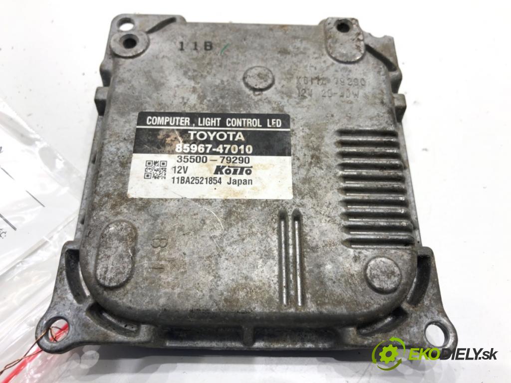 LEXUS CT liftback 2011 73 kW 200h (ZWA10_) 1798 Menič XENON 85967-47010 (Riadiaca jednotka xenónu)