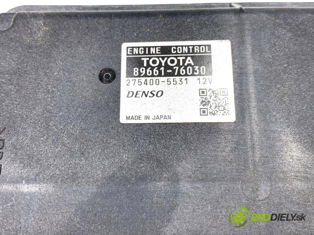 LEXUS CT liftback 2011 73 kW 200h (ZWA10_) 1798 riadiaca jednotka Motor 89661-76030 (Riadiaca jednotka)