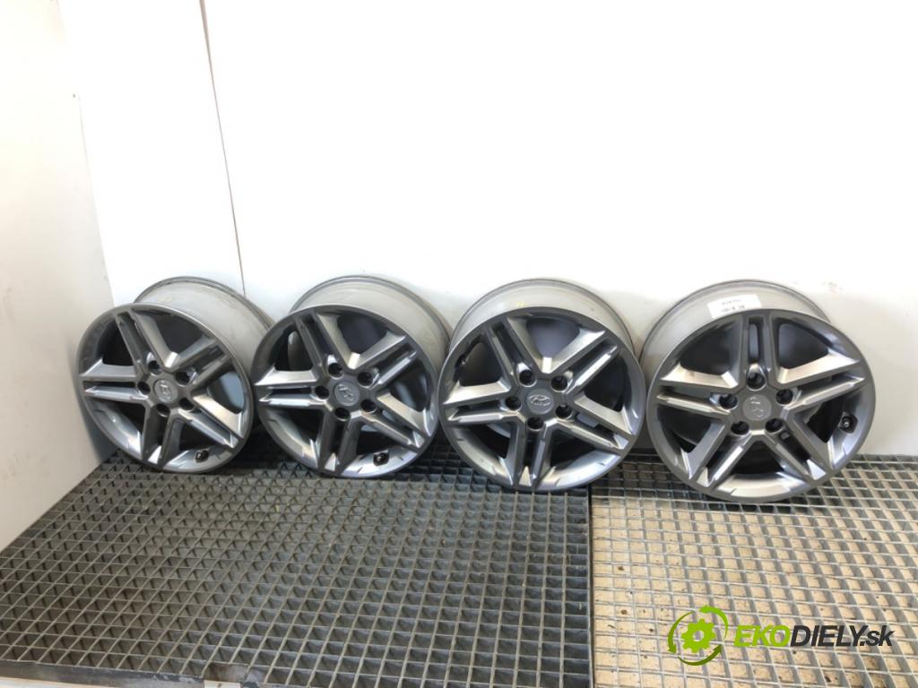 HYUNDAI KONA SUV 2019 88 kW 1.0 T-GDi 998 disky HLINÍK 16 6J 5X115 66 ET44 