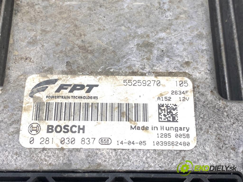 FIAT DOBLO II Autobus 2014 77 kW 1.6 D Multijet (263AXD1B) 1598 riadiaca jednotka Motor 0281030837 (Riadiaca jednotka)