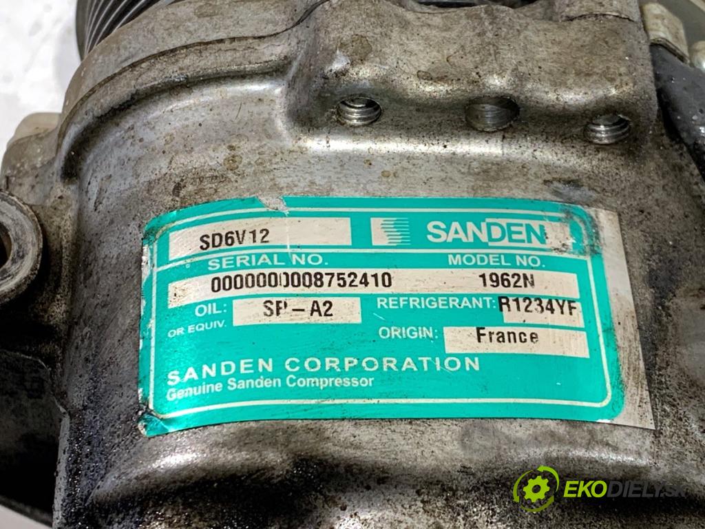 FIAT DOBLO II Autobus 2014 77 kW 1.6 D Multijet (263AXD1B) 1598 Kompresor klimatizácie SD6V12 (Kompresor klimatizácie)