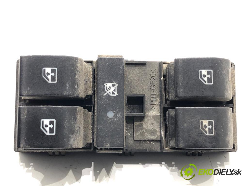 FIAT DOBLO II Autobus 2014 77 kW 1.6 D Multijet (263AXD1B) 1598 Prepínač okien 7354986800 (Prepínacie páčky pod volantom)