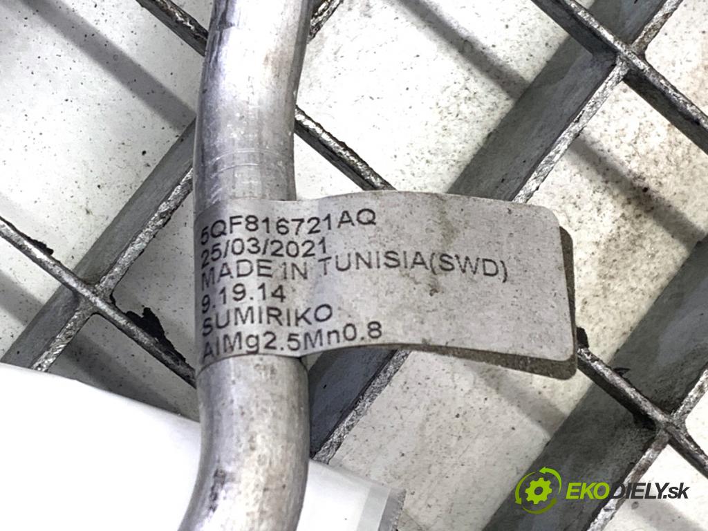 AUDI Q3 II SUV 2021 110 kW 35 TFSI Mild Hybrid 1498 rúrka klimatizácie 5QF816721AQ (Rúrka klimatizácie)