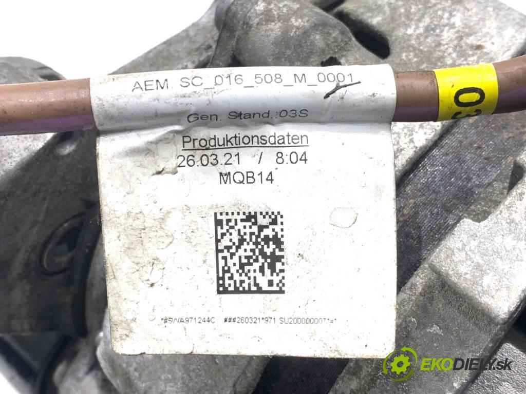 AUDI Q3 II SUV 2021 110 kW 35 TFSI Mild Hybrid 1498 Alternátor 05E903018F (Alternátor)