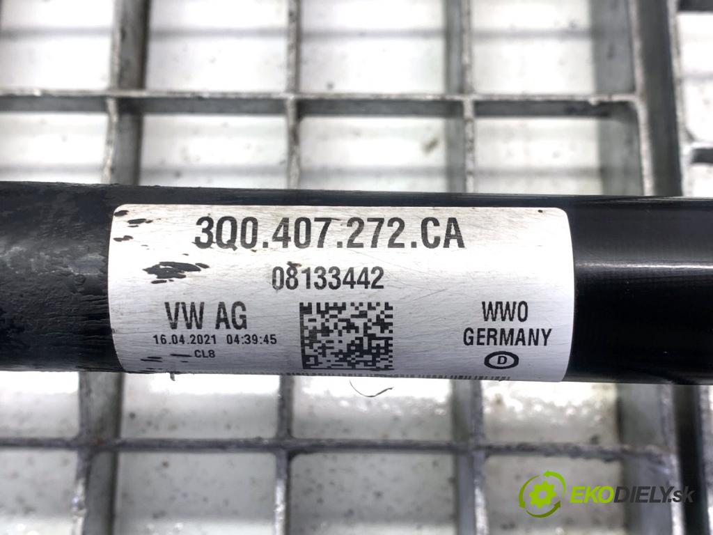 AUDI Q3 II SUV 2021 110 kW 35 TFSI Mild Hybrid 1498 Poloos pravy predný 3Q0407272CA