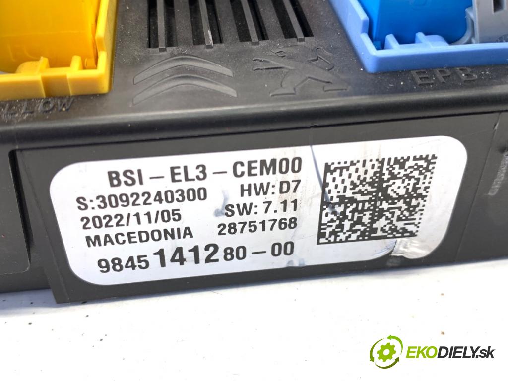 OPEL CORSA F liftback 2023 74 kW 1.2 (68) 1199 Modul BSI 9845141280 (Poistková skrinka)