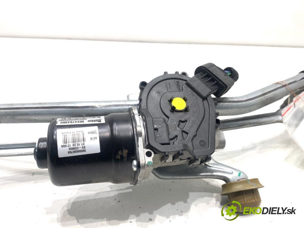 OPEL CORSA F liftback 2023 74 kW 1.2 (68) 1199 Mechanizmus stieračov predný 9824784980 (Motorček stieračov predný)