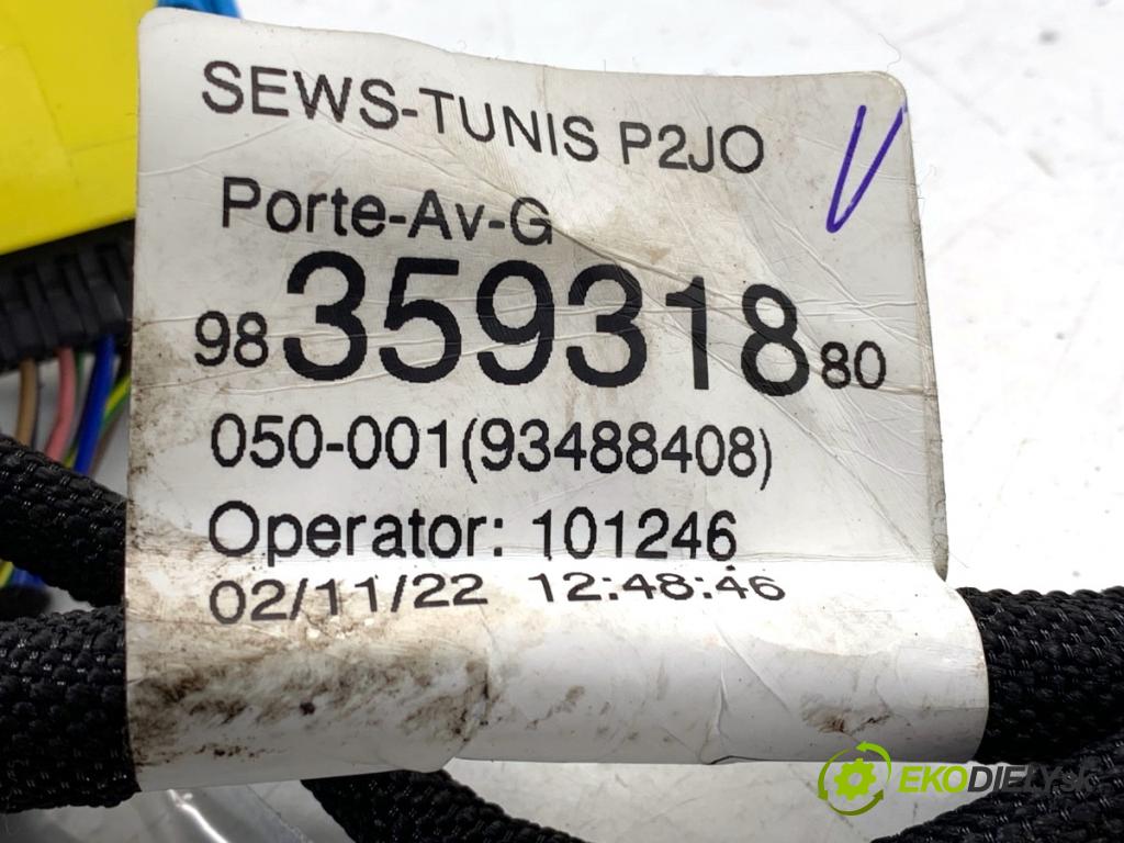 OPEL CORSA F liftback 2023 74 kW 1.2 (68) 1199 Káblovačka Dvere predný ľavy 9835931880