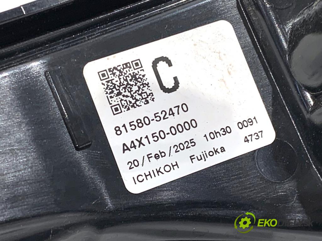 LEXUS LBX  2025 100 kW Hybrid (MAYH10)   (1490 ccm / 100 kW / 136 KM) 1490 Zadné čelo dverí zad 81580-52470