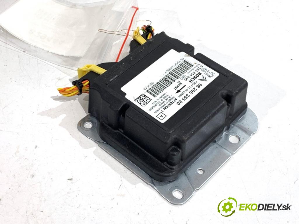 CITROEN C4 CACTUS liftback 2019 81 kW 1.2 THP 110 1199 senzor airbag 9829535580 (Snímač)