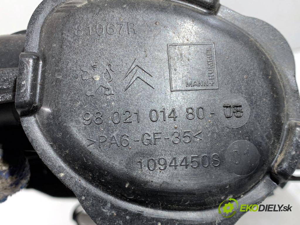 CITROEN C4 CACTUS liftback 2019 81 kW 1.2 THP 110 1199 Potrubie sacie, sanie 9802101480 (Sacie potrubie)