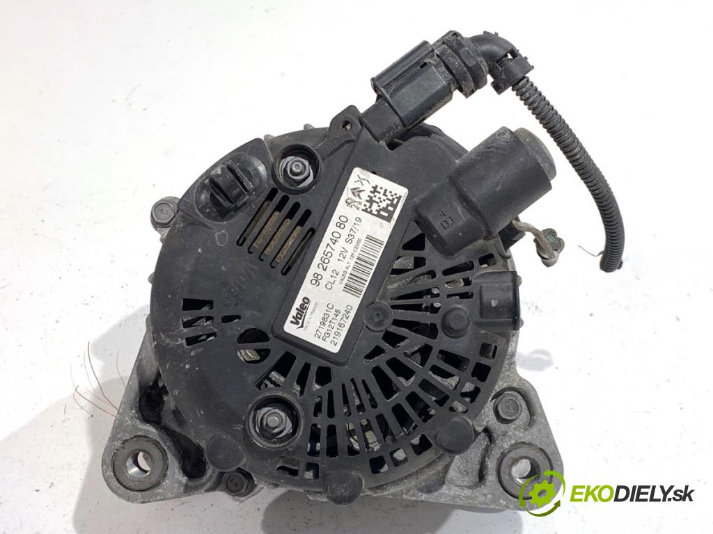 CITROEN C4 CACTUS liftback 2019 81 kW 1.2 THP 110 1199 Alternátor 9826574080 (Alternátor)