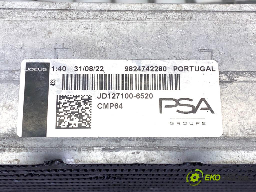 OPEL CORSA F liftback 2023 74 kW 1.2 (68) 1199 intercooler 9824742280 (Intercooler (chladič nasávaného vzduchu))