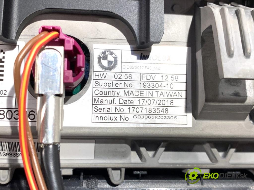 BMW F48 SUV 2018 103 kW sDrive 18 i 1499 Dislpej 8803369 (Prístrojová doska)