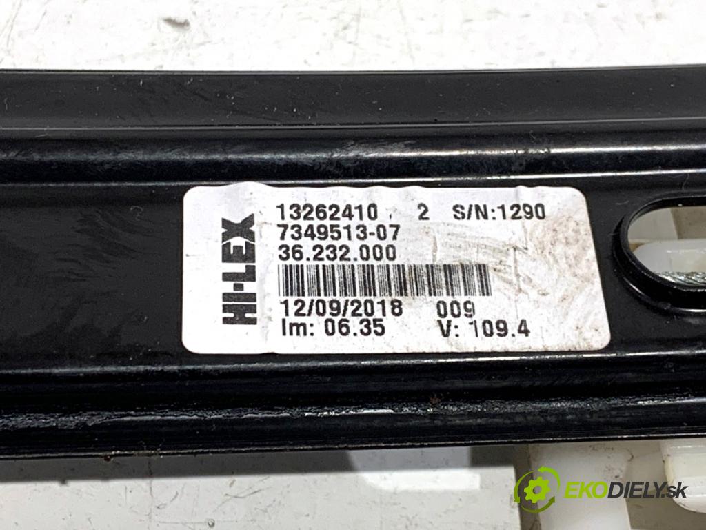 BMW F48 SUV 2018 103 kW sDrive 18 i 1499 Mechanizmus okna ľavy predný 7349513