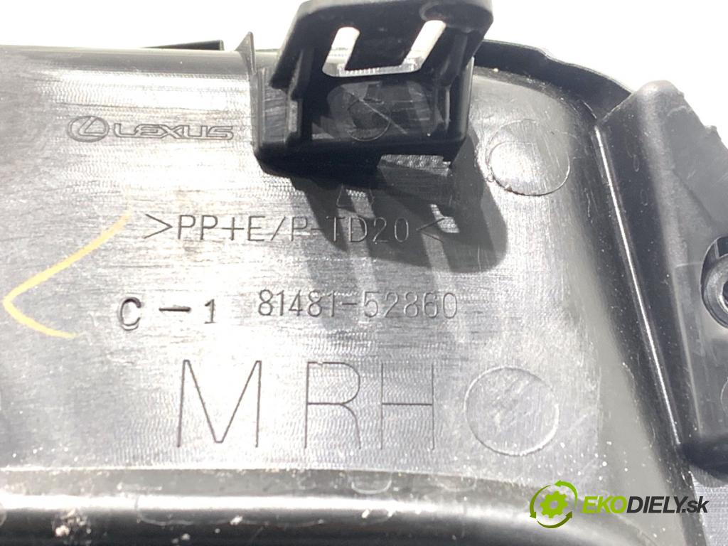 LEXUS LBX  2025 100 kW Hybrid (MAYH10)   (1490 ccm / 100 kW / 136 KM) 1490 Mriežky nárazníka pravy predný 81481-52860