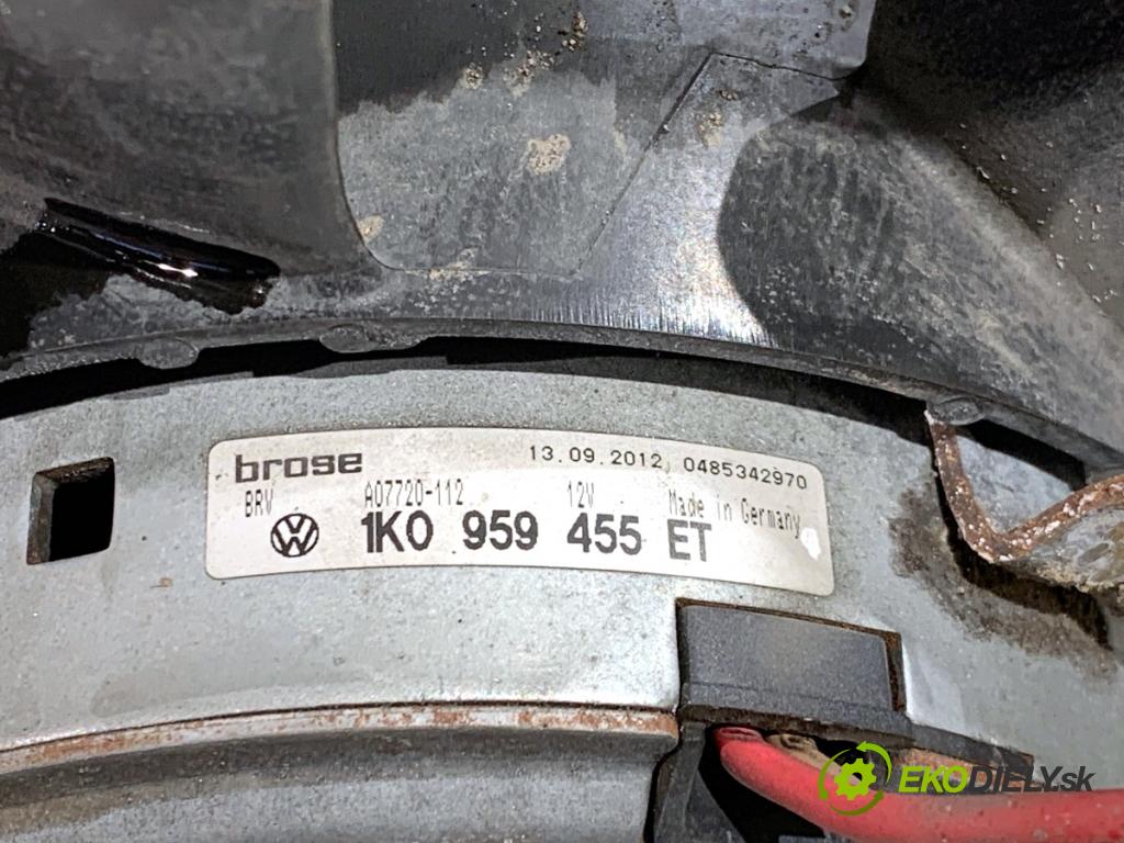 VW PASSAT B7 Kombi 2012 103 kW 2.0 TDI 1968 Ventilátor klimatizácie 1K0959455ET (Ventilátor chladiča klimatizácie)