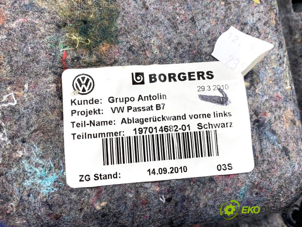 VW PASSAT B7 Kombi 2012 103 kW 2.0 TDI 1968 čalúnenie Dvere ľavy predný