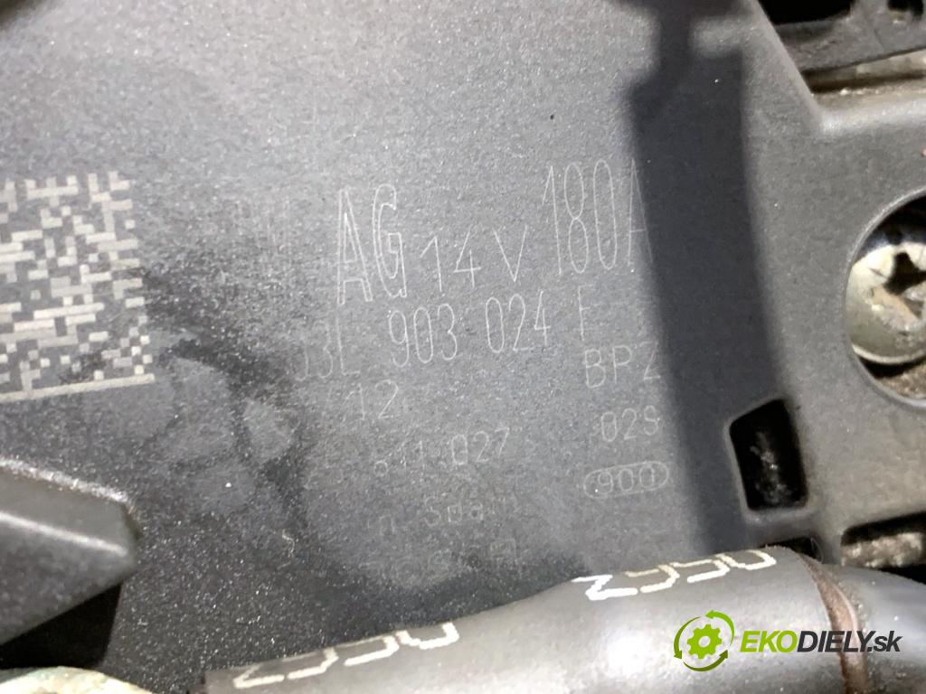 VW PASSAT B7 Kombi 2012 103 kW 2.0 TDI 1968 Alternátor 03L903024F (Alternátor)
