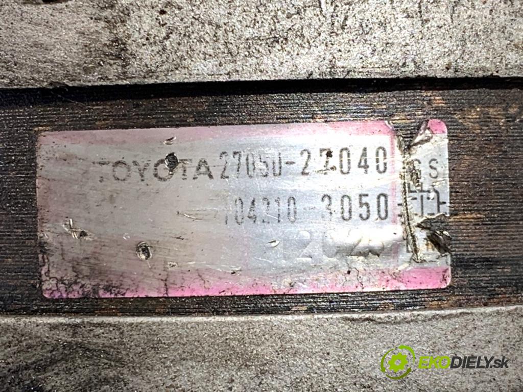 TOYOTA RAV 4 II SUV 2001 85 kW 2.0 D 4WD (CLA20_, CLA21_) 1995 Alternátor 27060-27040 (Alternátor)