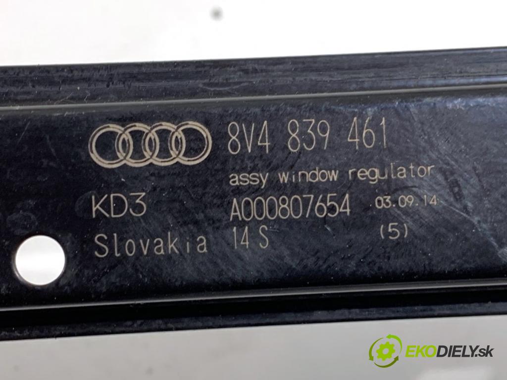 AUDI A3 8V liftback 2014 81 kW 1.6 TDI 1598 Mechanizmus okna ľavy zad 0130822713 8V4839461