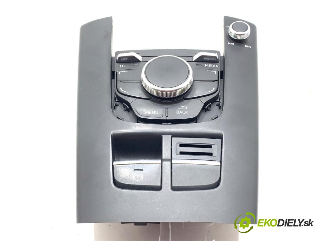 AUDI A3 8V liftback 2014 81 kW 1.6 TDI 1598 Panel ovládania navigácie radia 8V0919614P