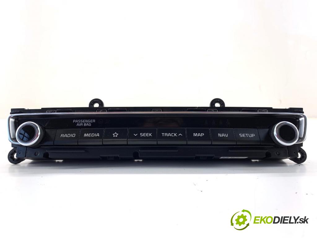 KIA OPTIMA Kombi 2018 132 kW 1.6 T-GDI 1591 Panel ovládania radia 96540-D4DA0WK (Prepínacie páčky pod volantom)