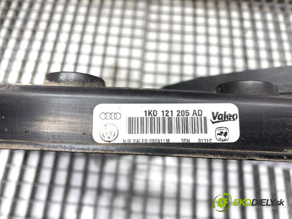 VW GOLF VI Kombi 2011 103 kW 2.0 TDI 1968 Ventilátor chladiča 1K0121205AD (Ventilátor)