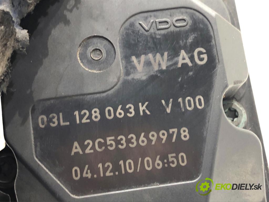 VW GOLF VI Kombi 2011 103 kW 2.0 TDI 1968 škrtíci klapka 03L128063K (Škrticí klapka)