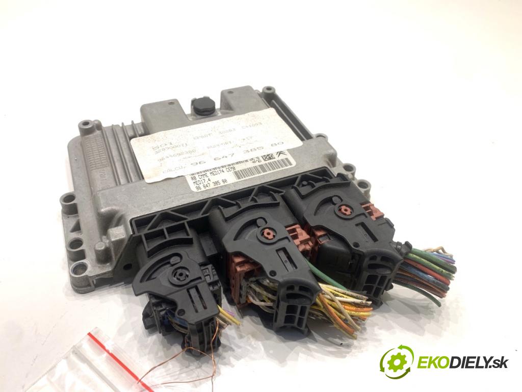 PEUGEOT 308 I liftback 2007 110 kW 1.6 16V 1598 riadiaca jednotka Motor 9664738580 (Riadiaca jednotka)