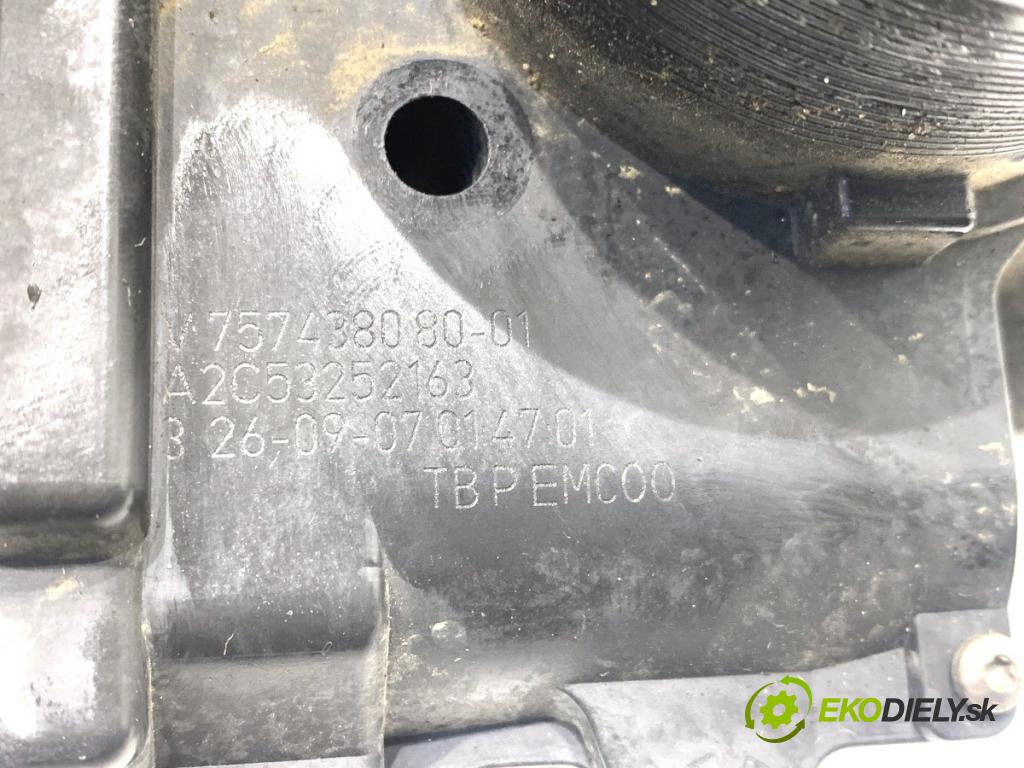 PEUGEOT 308 I liftback 2007 110 kW 1.6 16V 1598 škrtíci klapka A2C53252163 (Škrticí klapka)