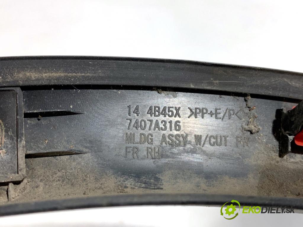 MITSUBISHI OUTLANDER III SUV 2017 110 kW 2.0 4WD (GF7W) 1998 Lišta nárazníka pravy predný 7407A316