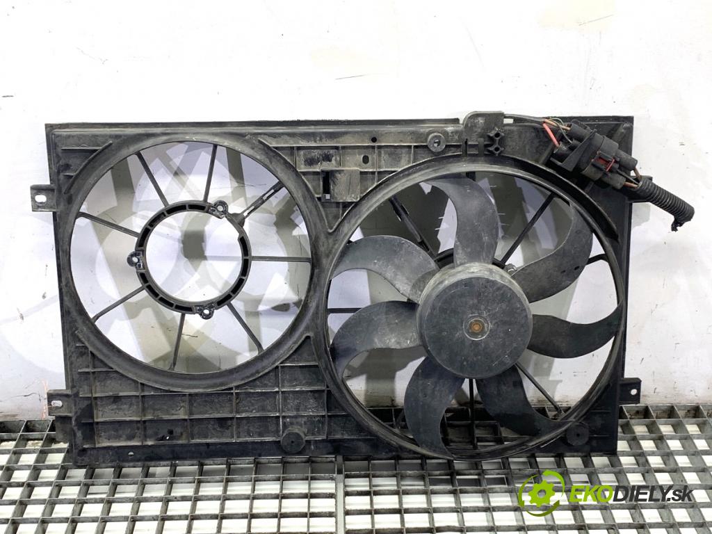 SKODA YETI SUV 2013 90 kW 1.4 TSI 1390 ventilátor klimatizace 1K0121207BB (Ventilátor chladiče klimatizace)