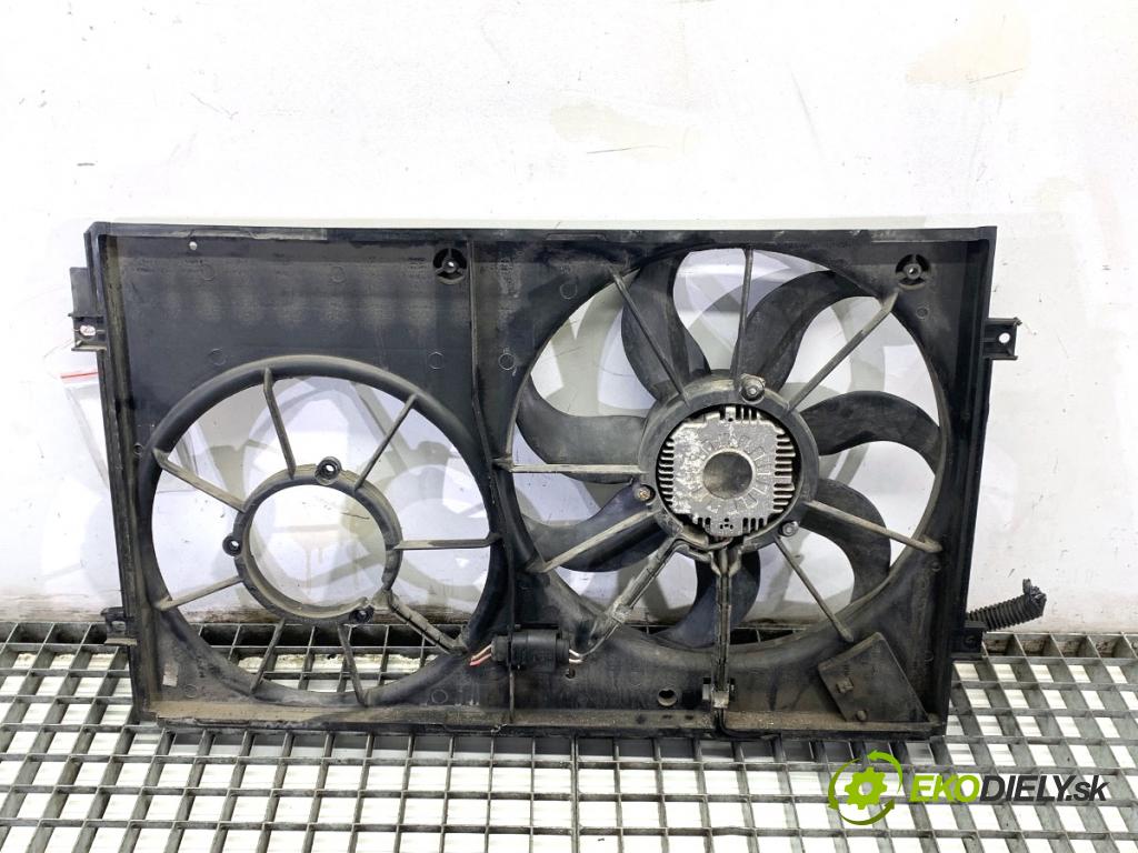 SKODA YETI SUV 2013 90 kW 1.4 TSI 1390 ventilátor klimatizace 1K0121207BB (Ventilátor chladiče klimatizace)