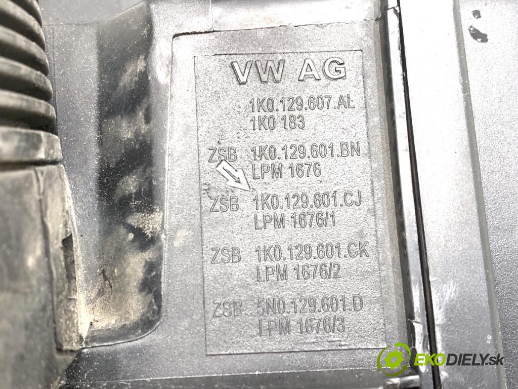 SKODA YETI SUV 2013 90 kW 1.4 TSI 1390 Obal filtra vzduchu 1K0129601CJ (Obal vzduchového filtra)